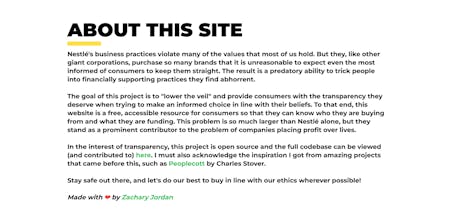 F*ckNestlé.Art gallery image