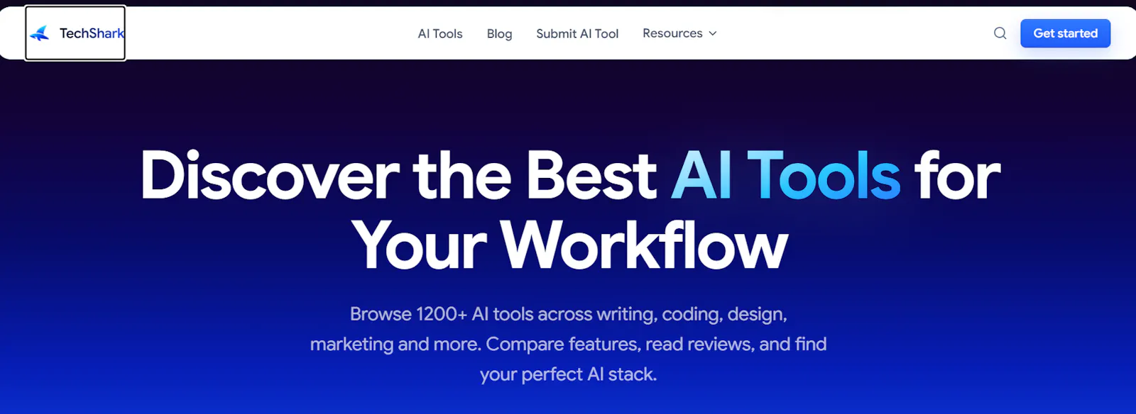 TechShark AI Hub screenshot 1