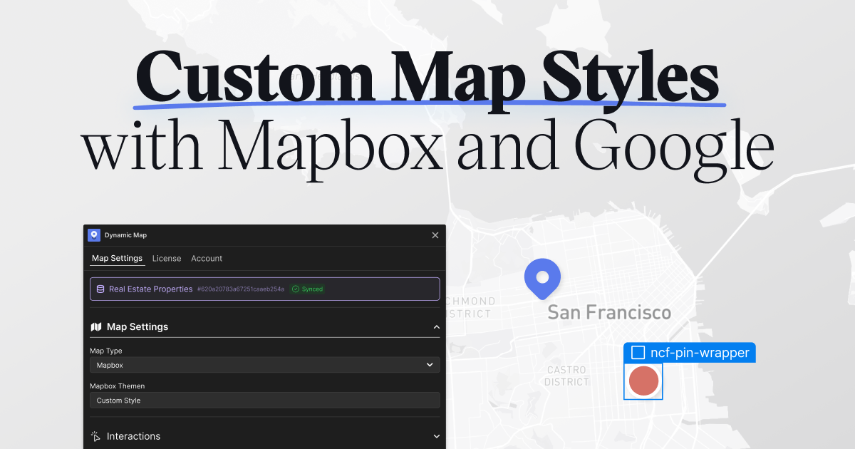 Dynamic Map for Webflow [Version 1.0] gallery image