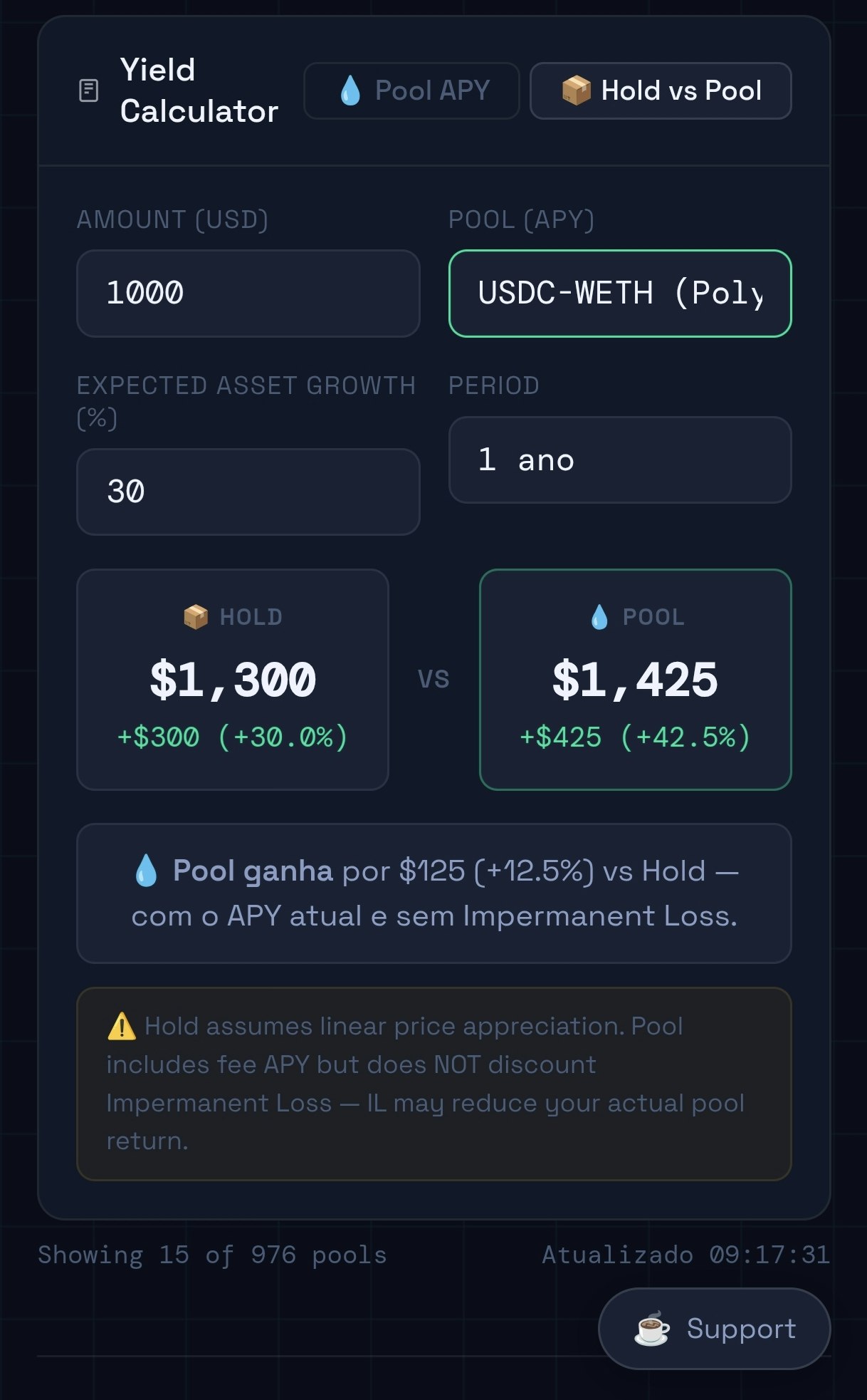 PoolFi — DeFi APY Tracker gallery image