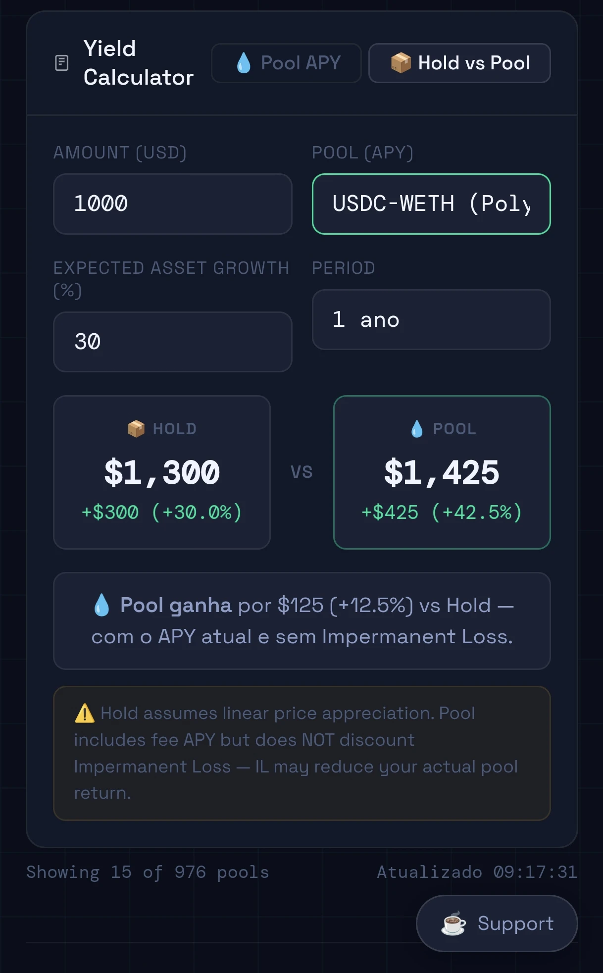 PoolFi — DeFi APY Tracker screenshot 2 PoolFi — DeFi APY Tracker screenshot 2