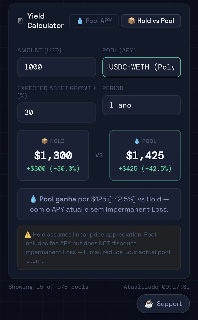 PoolFi — DeFi APY Tracker screenshot 3