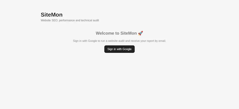 SiteMon Audit screenshot 3