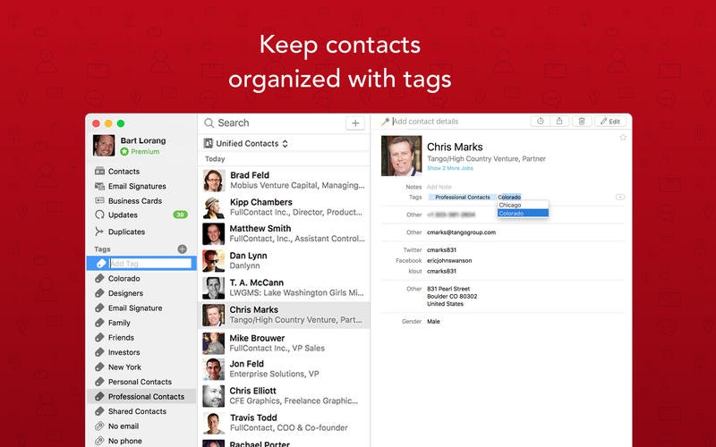 FullContact for Mac Image