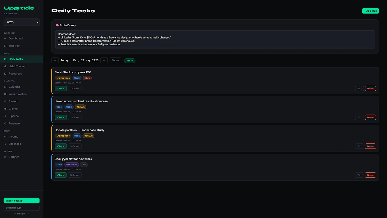 Upgrade by MockupShelf screenshot 4