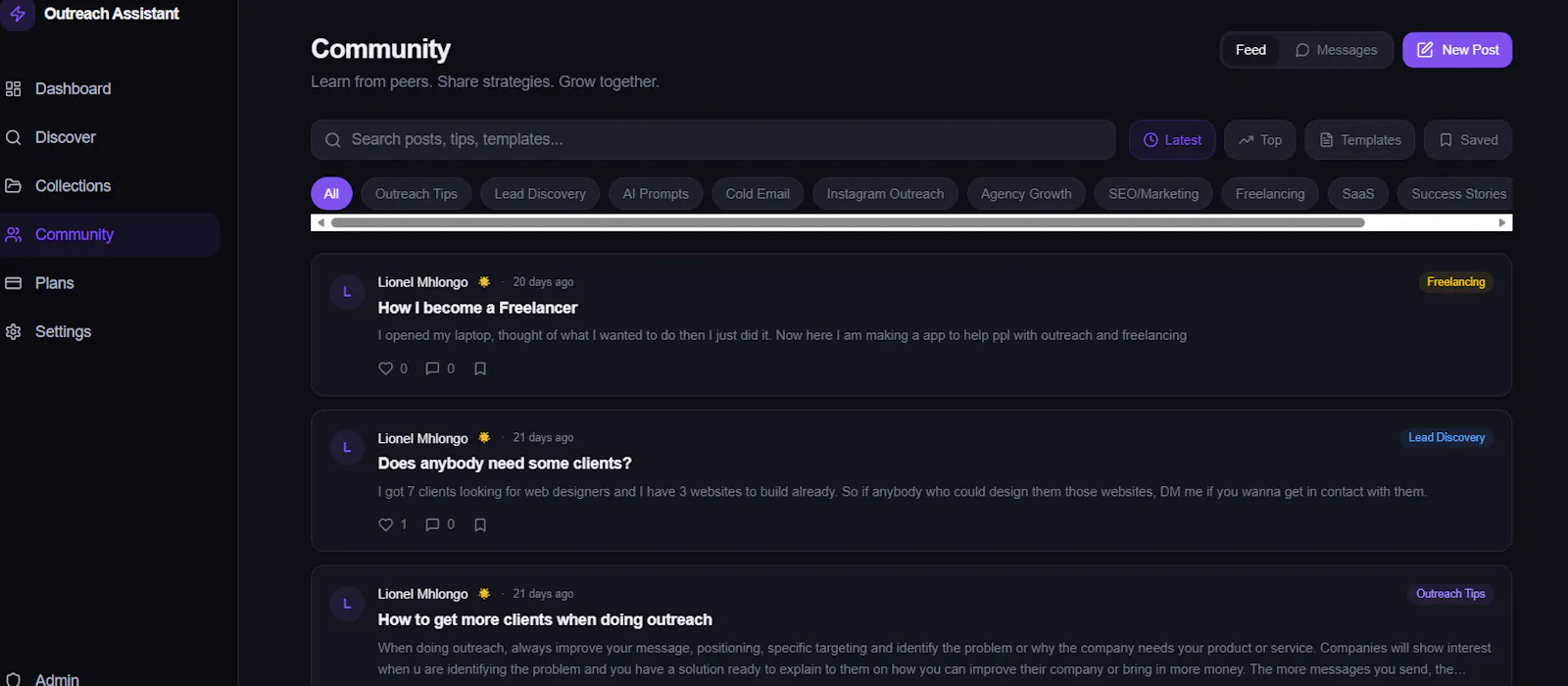 Outreach Assistant screenshot 4