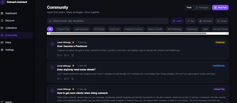 Outreach Assistant screenshot 4