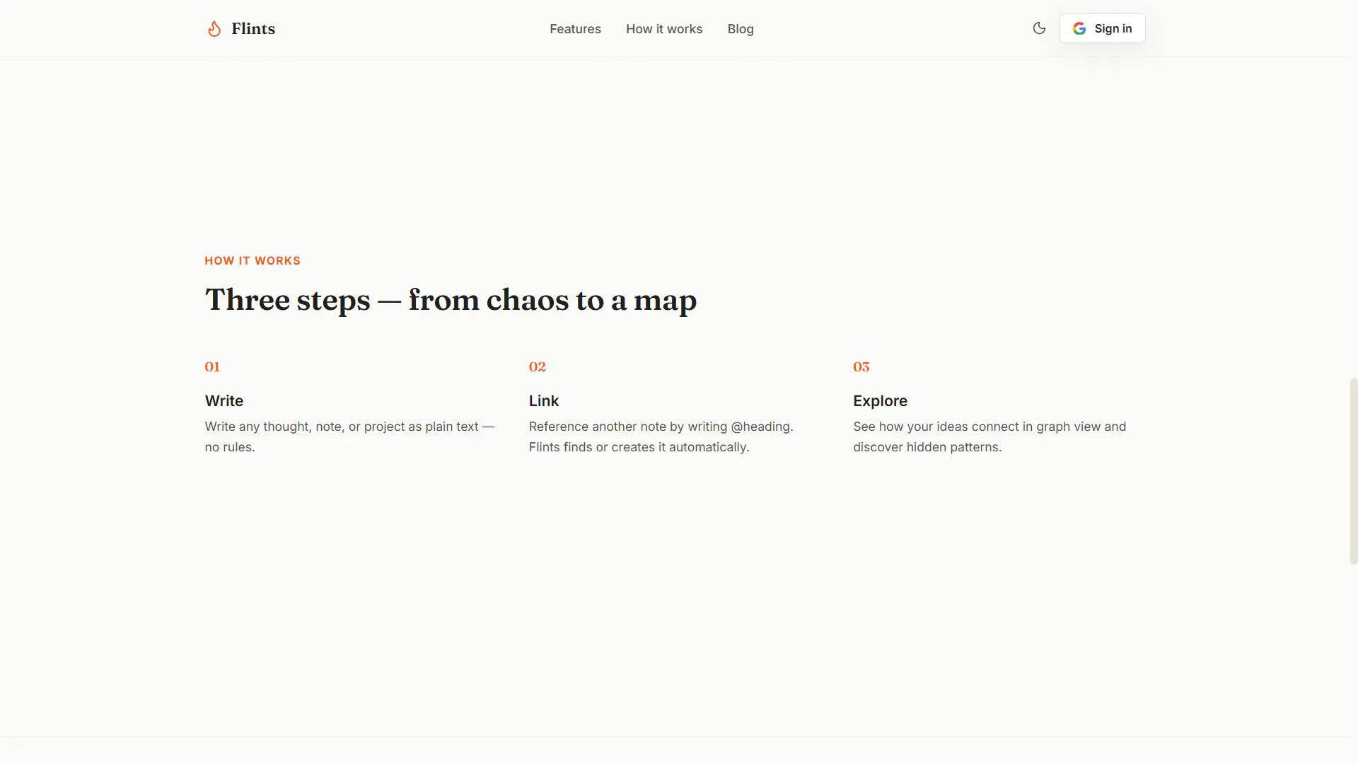 Flints — Map your thoughts gallery image