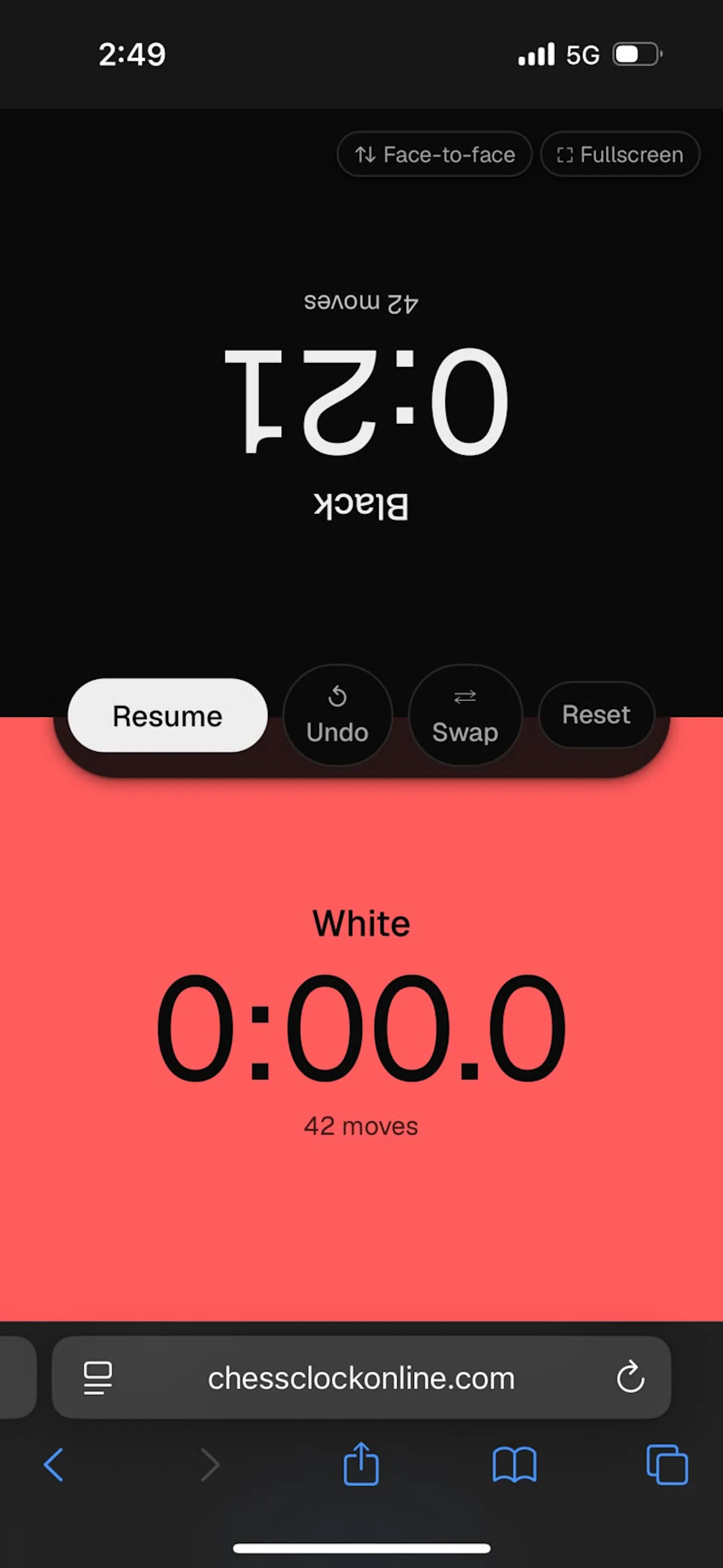 Chess Clock Online screenshot 8