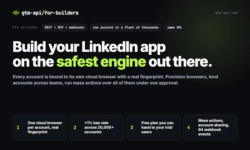 gtm-api.com: Safe LinkedIn MCP screenshot 5