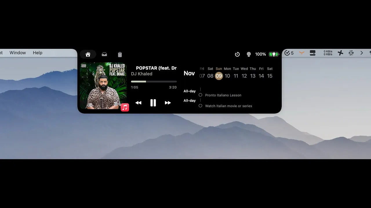 BoringNotch+: Mac Notch Productivity Hub gallery image
