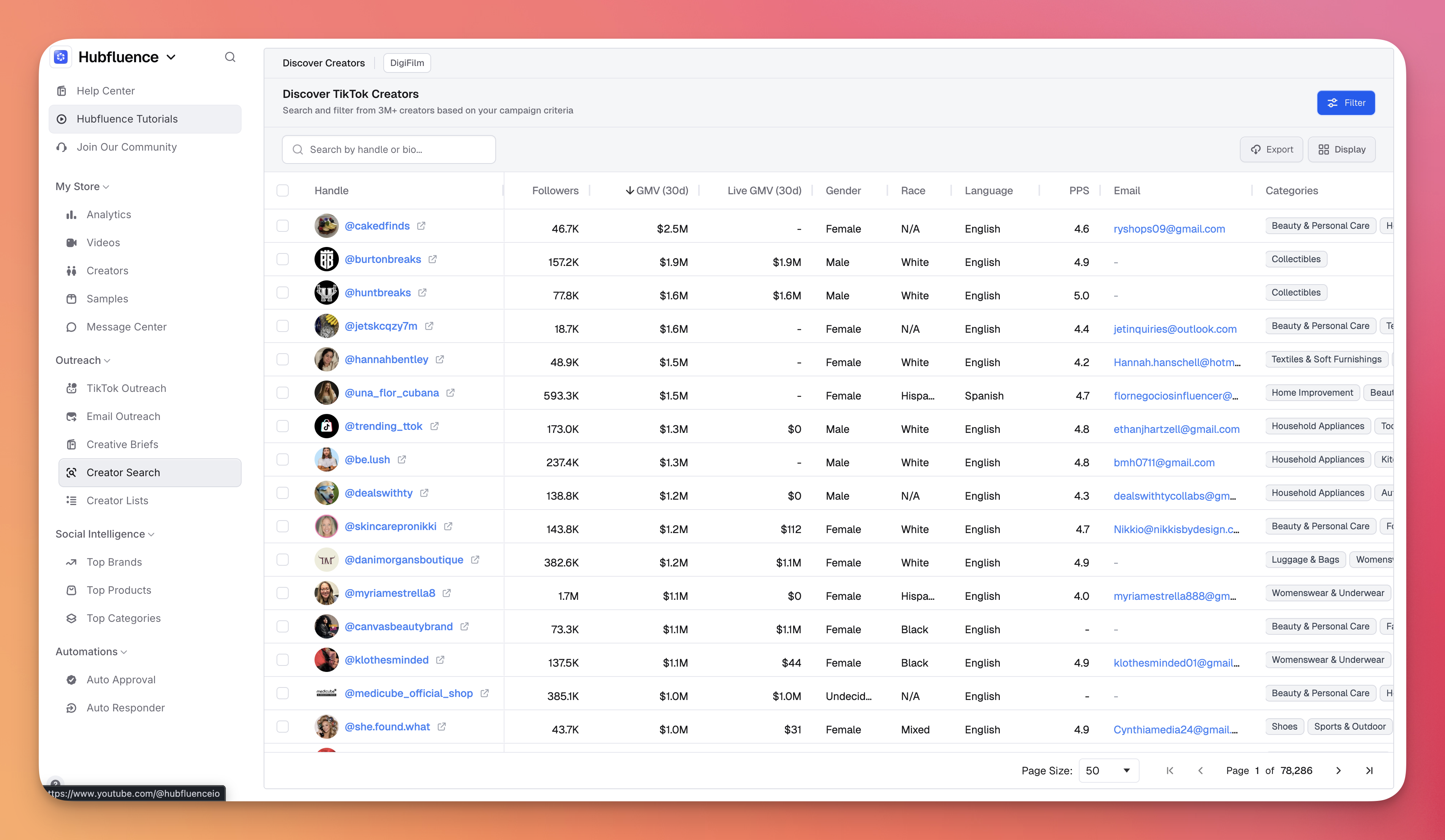 Hubfluence gallery image