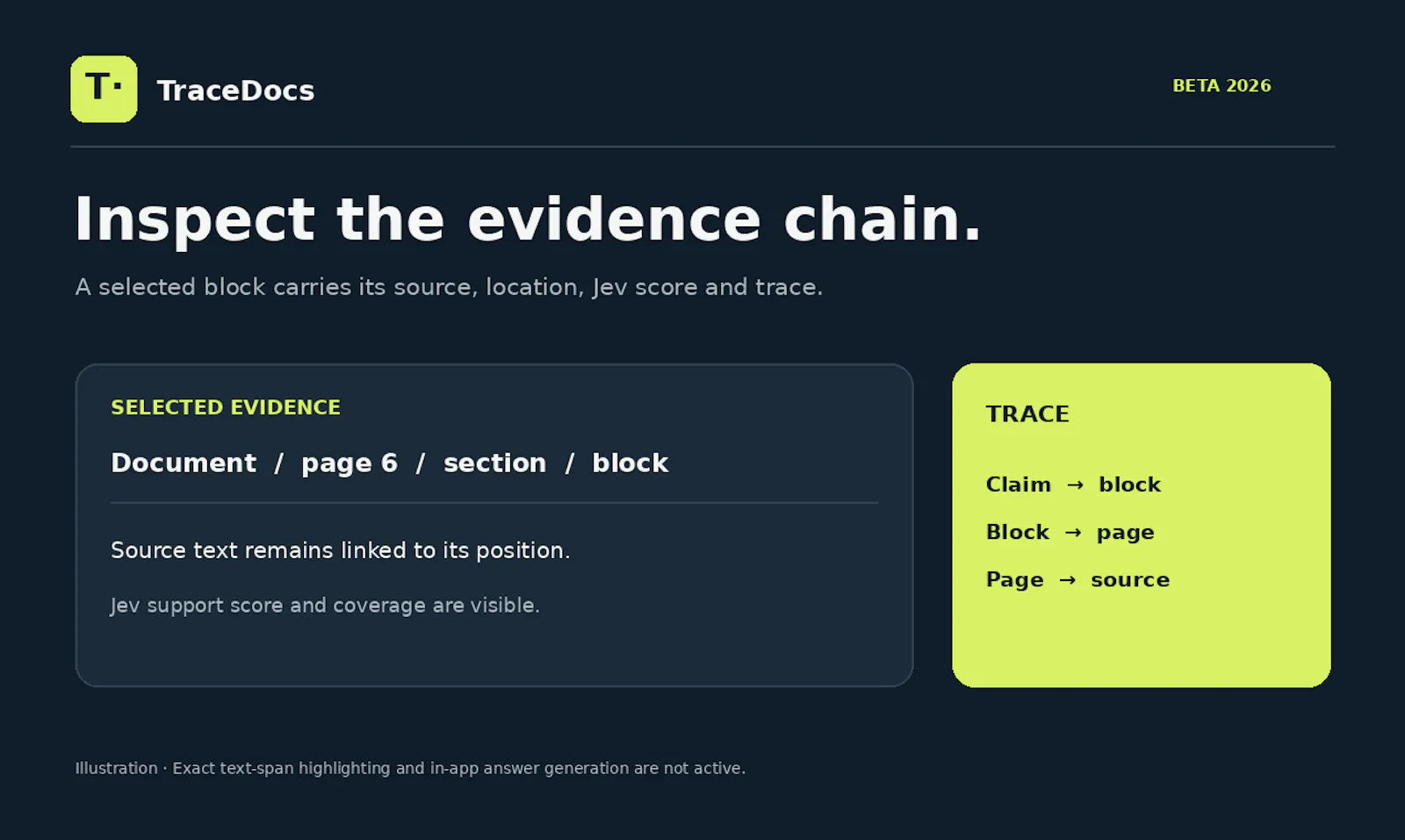 TraceDocs screenshot 2
