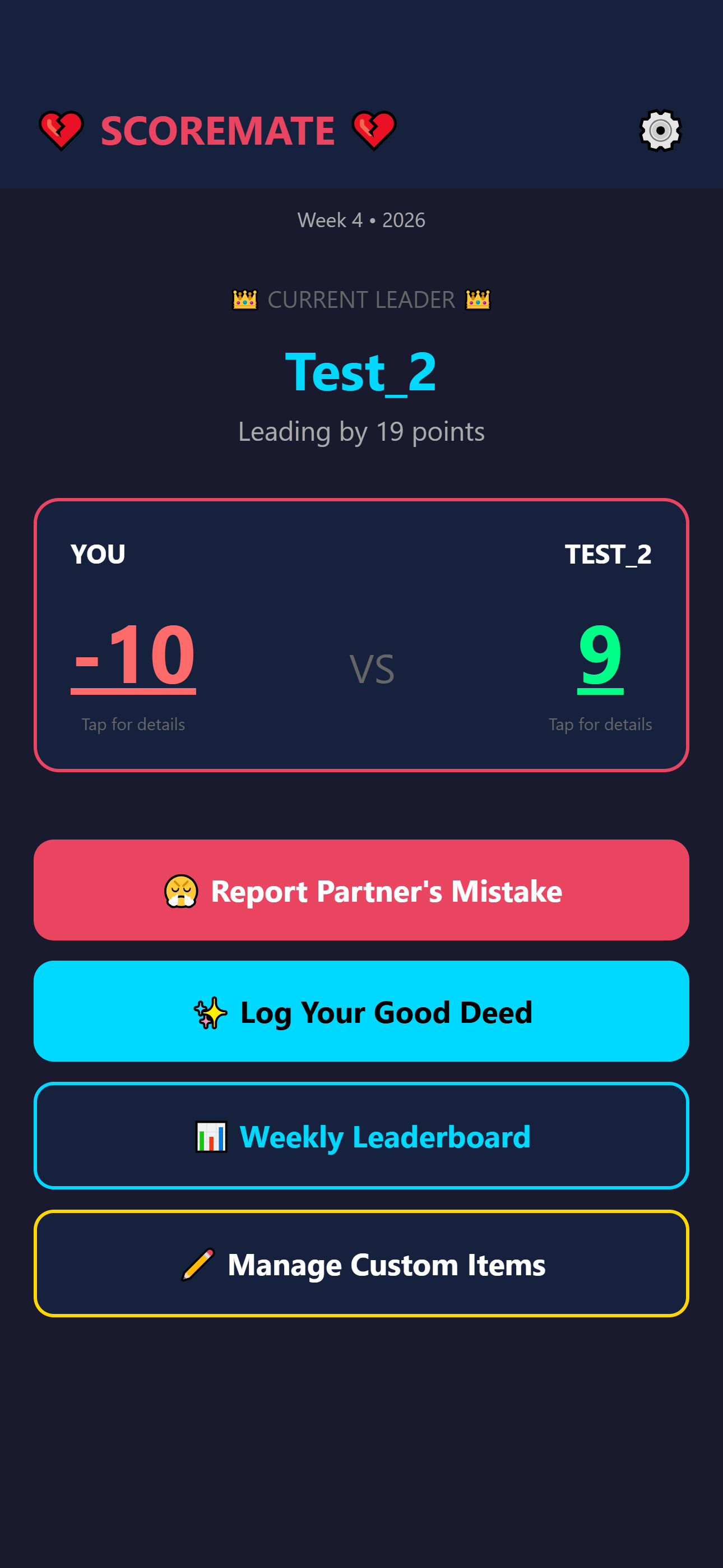 Scoremate - Main product screenshot demonstrating key features and user interface