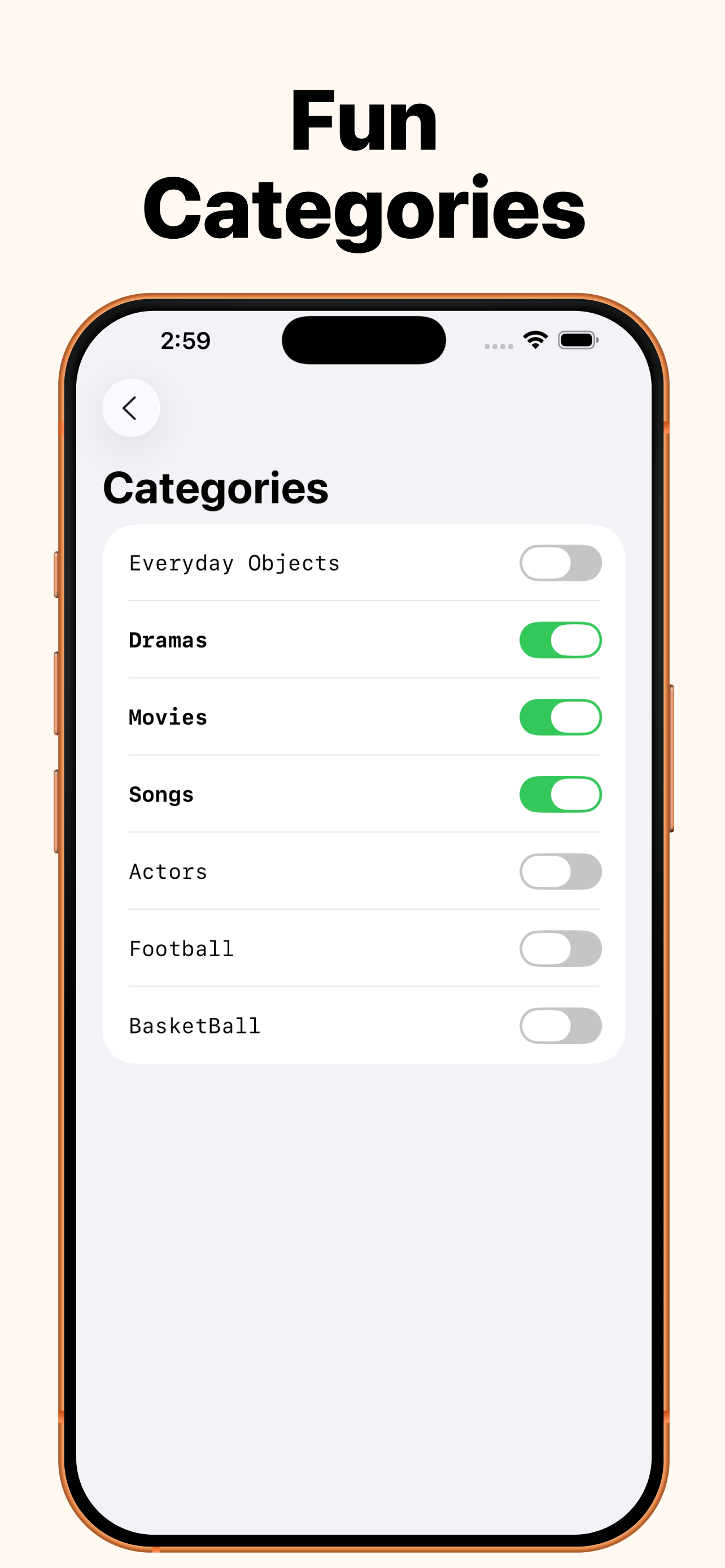 Imposter - Word Trivia Game - Screenshot 4 showing product features and functionality