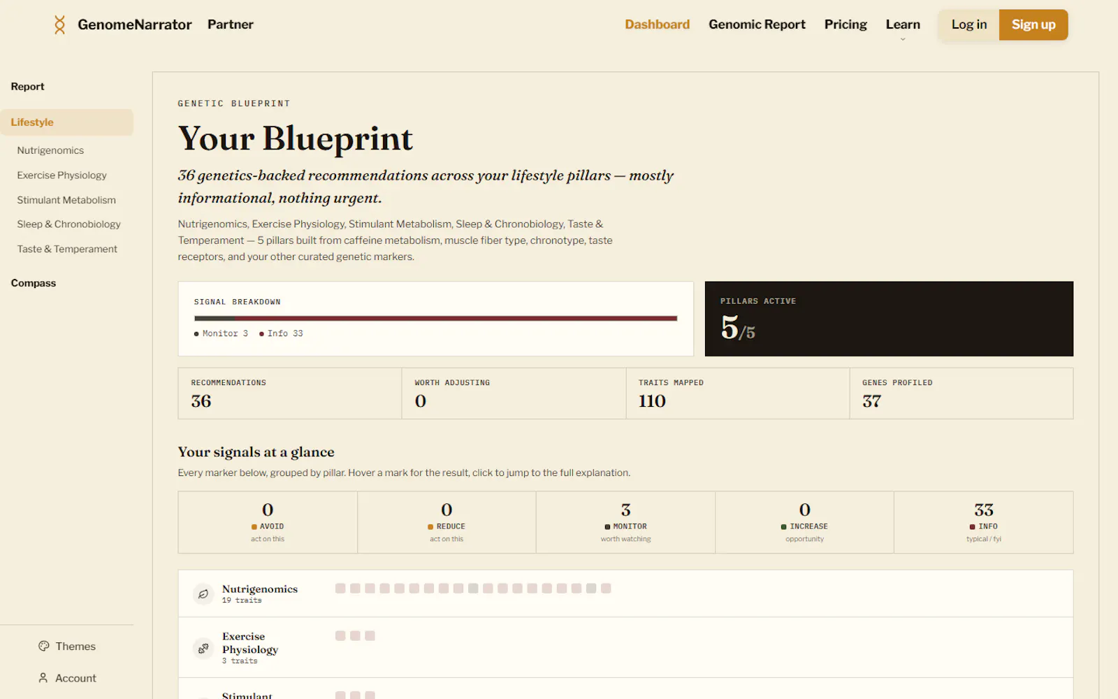 GenomeNarrator screenshot 2