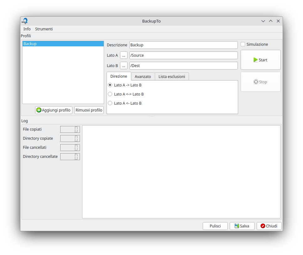 Mídia 1 de Backupto - Utilitário de backup