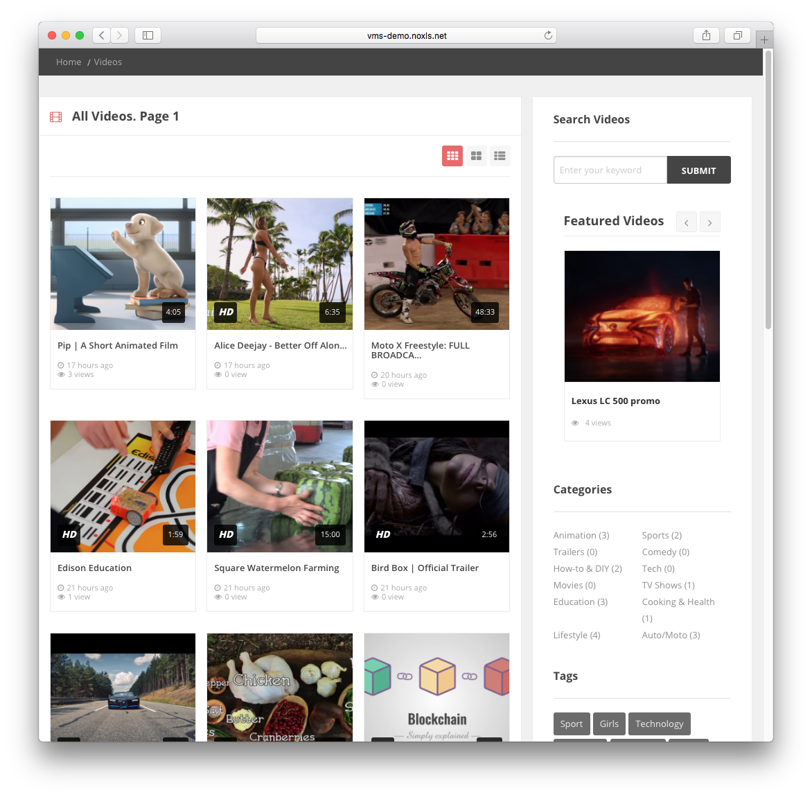 VMS - Video Subscription Platform gallery image