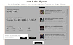 when is Apple keynote? media 3