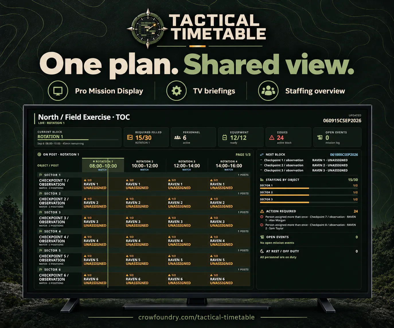Tactical Timetable screenshot 5