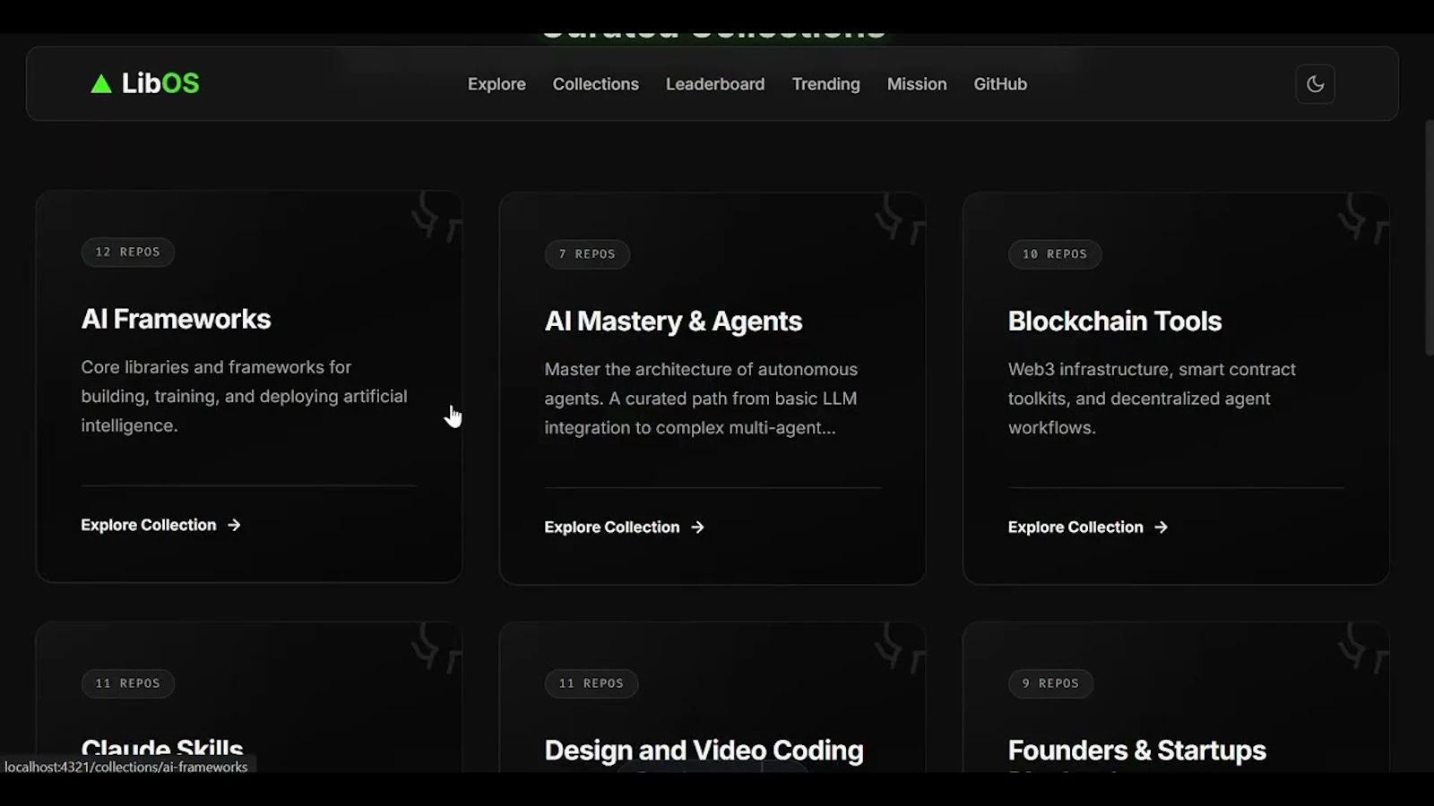 LibOS screenshot 1 (video preview)