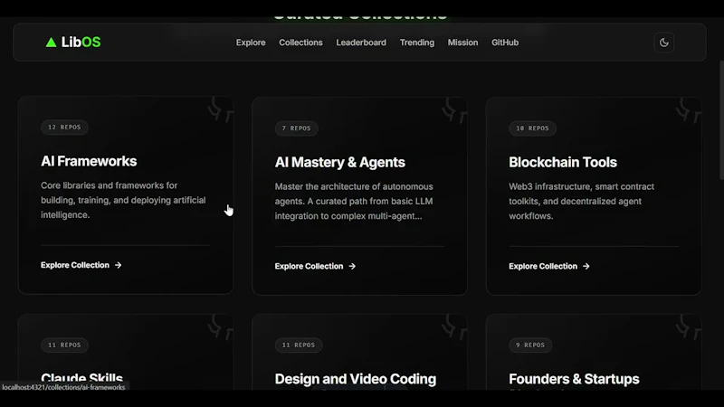 LibOS screenshot 1 (video preview)