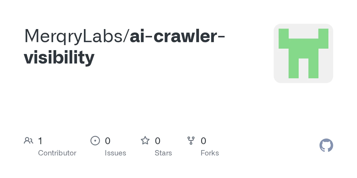 AI Crawler Visibility 截图