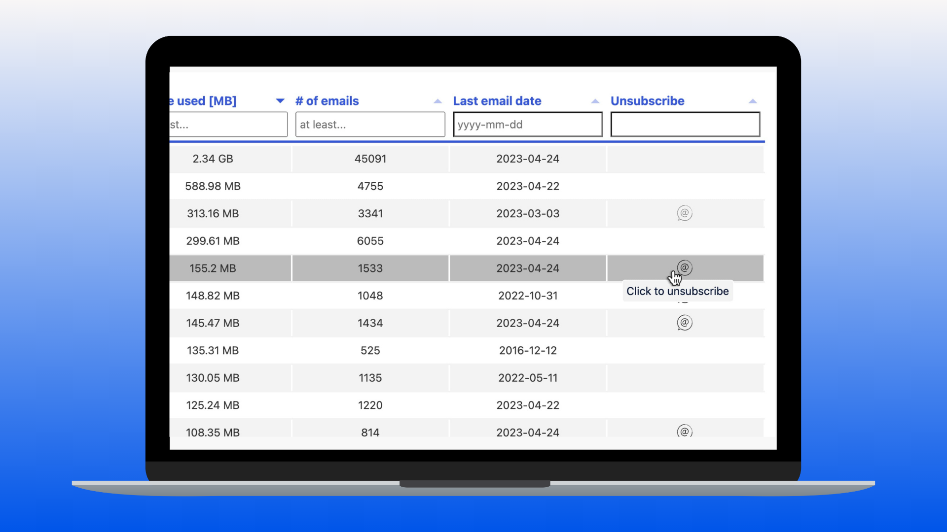 Addio email media 7