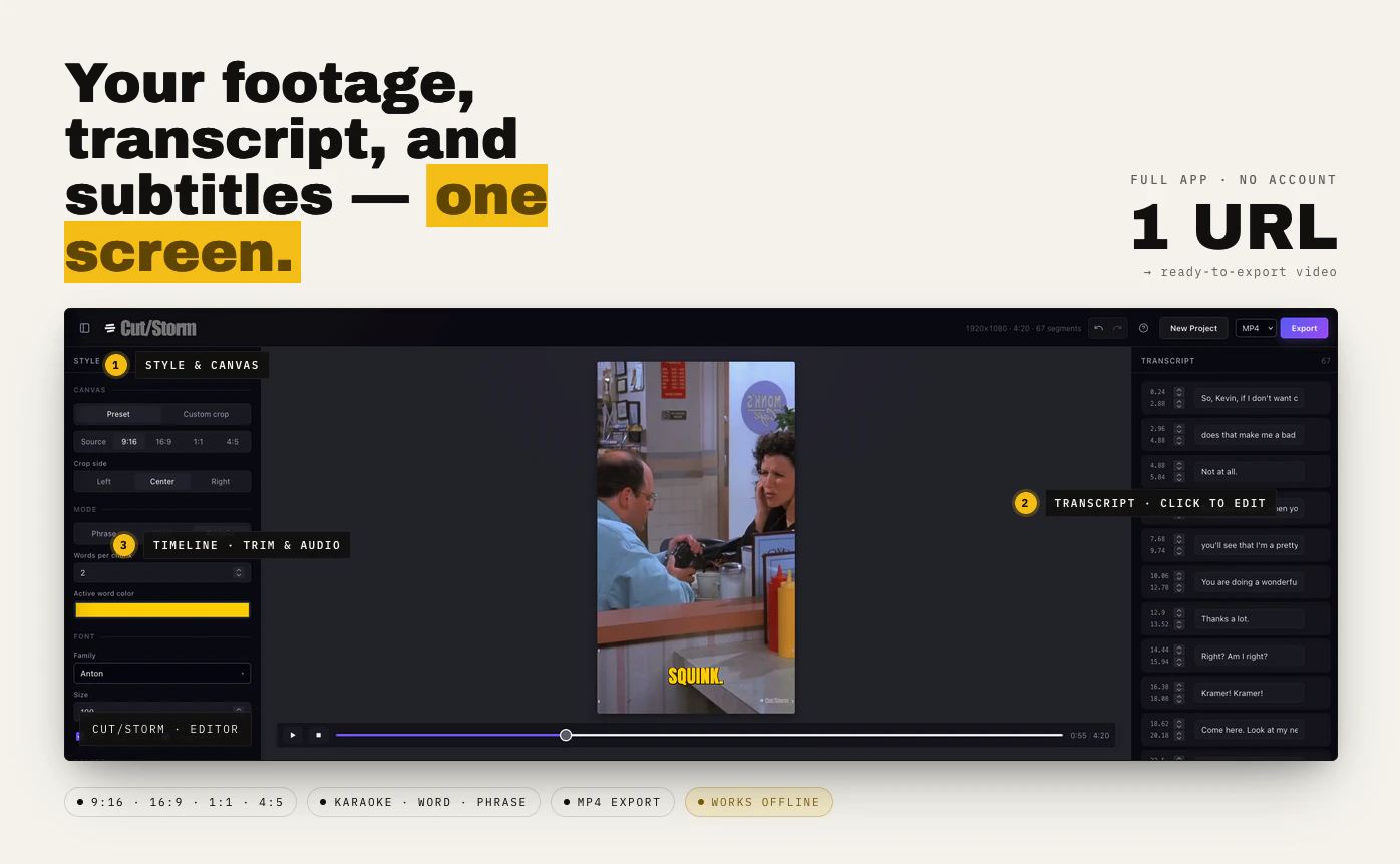 Cut/Storm screenshot 2