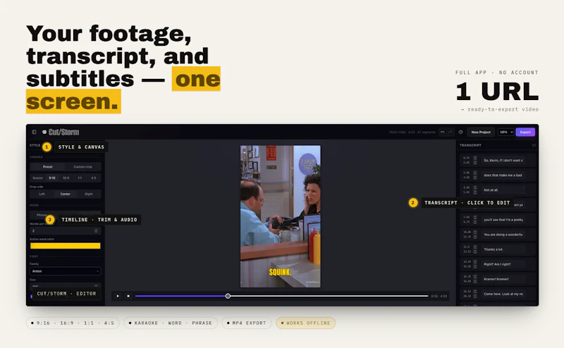 Cut/Storm screenshot 3