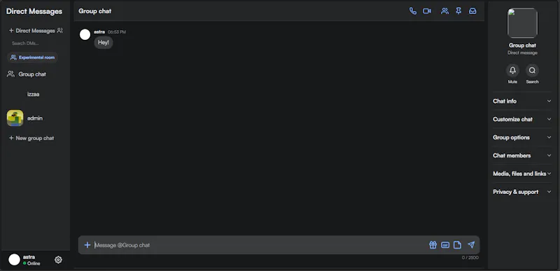 Astra screenshot 1