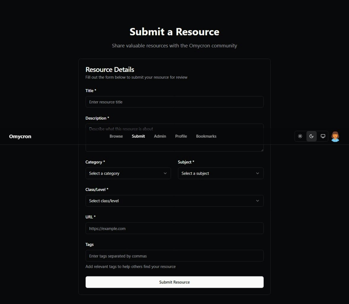 Omycron - Resource pool voor studenten. media 4