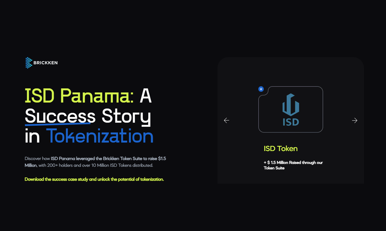 Suite de token de ladrillo - Empoderar a las comunidades de recaudación de fondos y fomentar con tokenización media 4