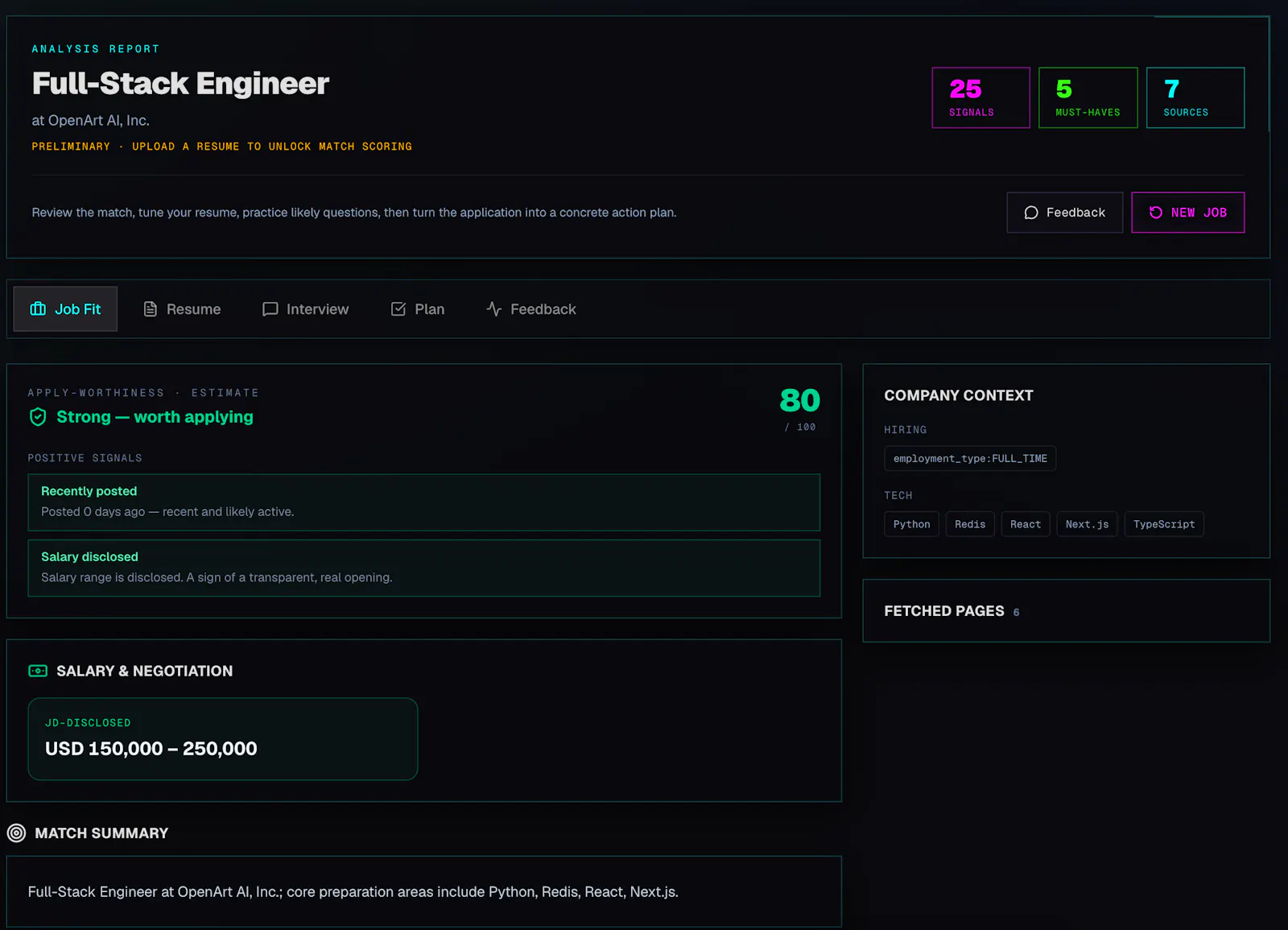 JobFitPack screenshot 2