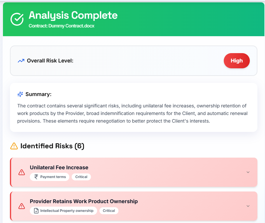 AI Contract Guardian - Screenshot 3 preview