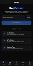 RepExtract - Social Media Workout App gallery image