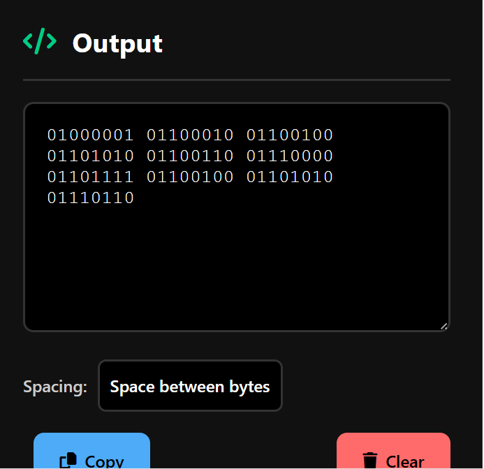 Binary Code Converter gallery image