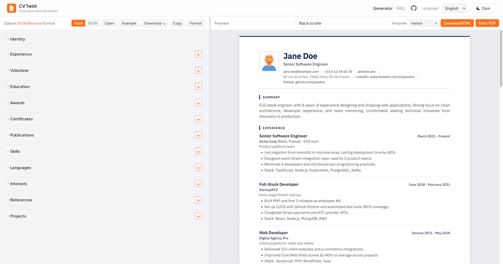 CV Twist screenshot 6
