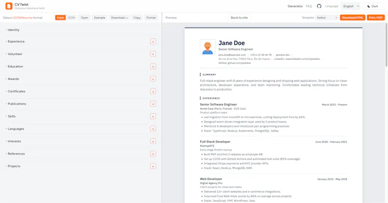 CV Twist screenshot 6