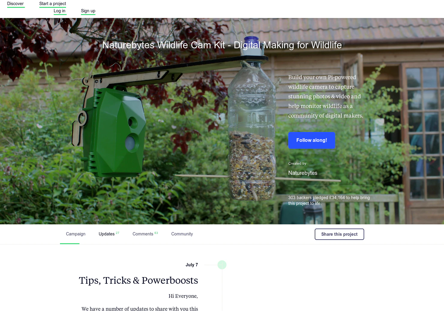 Naturebytes Wildlife Cam Kit