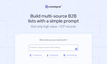 Coresignal Data Search gallery image