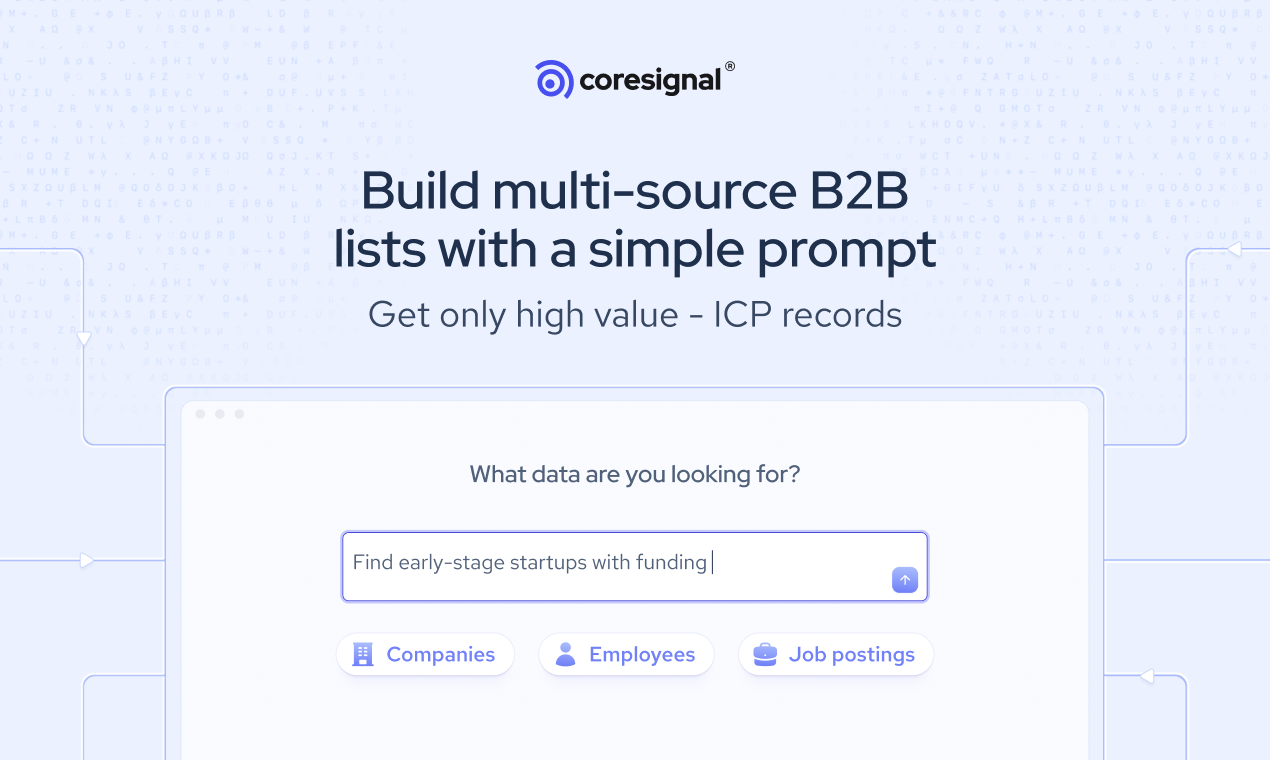 Coresignal Data Search media 2