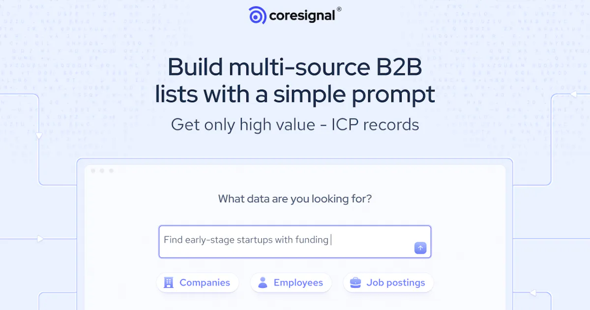 Coresignal Data Search