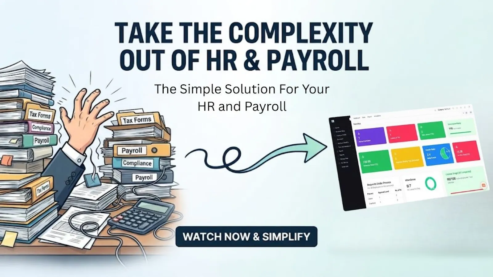 HR Chronicle – HR & Payroll Software screenshot 1 (video preview)