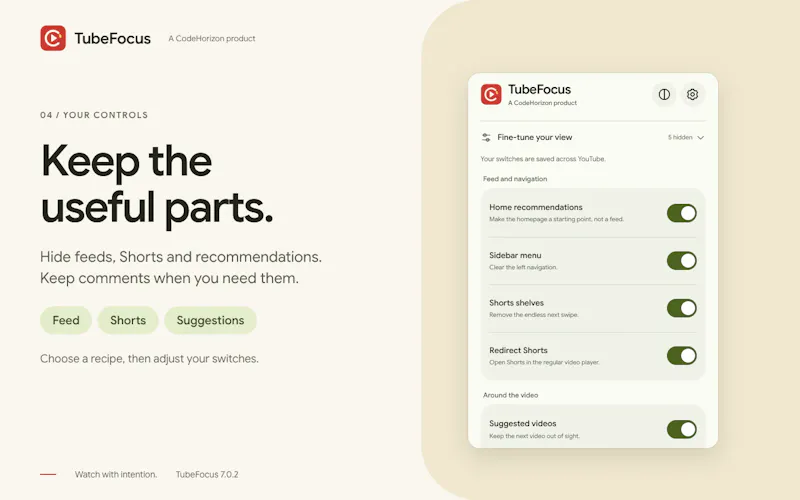 TubeFocus screenshot 6