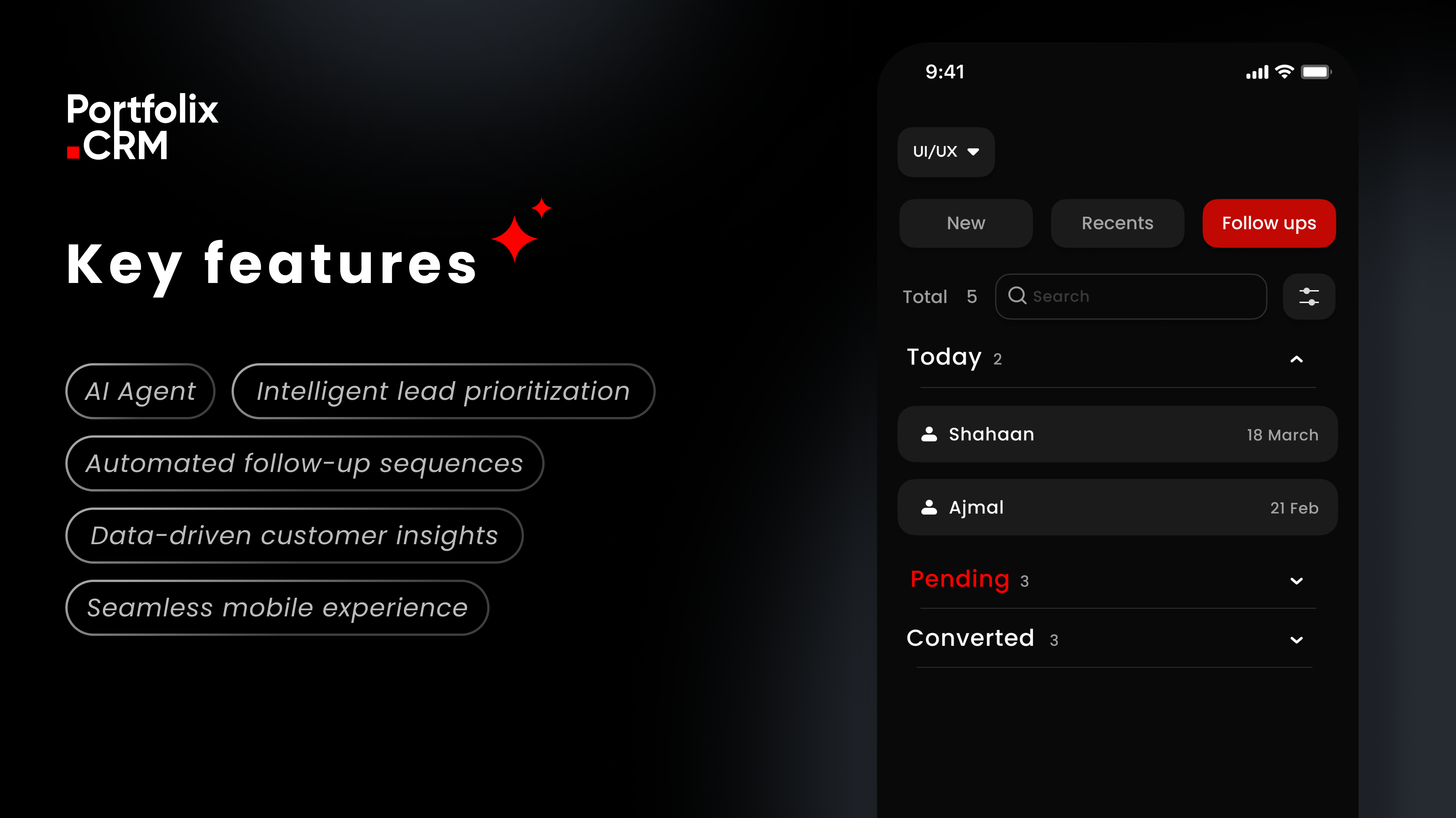 Portfolix CRM gallery image