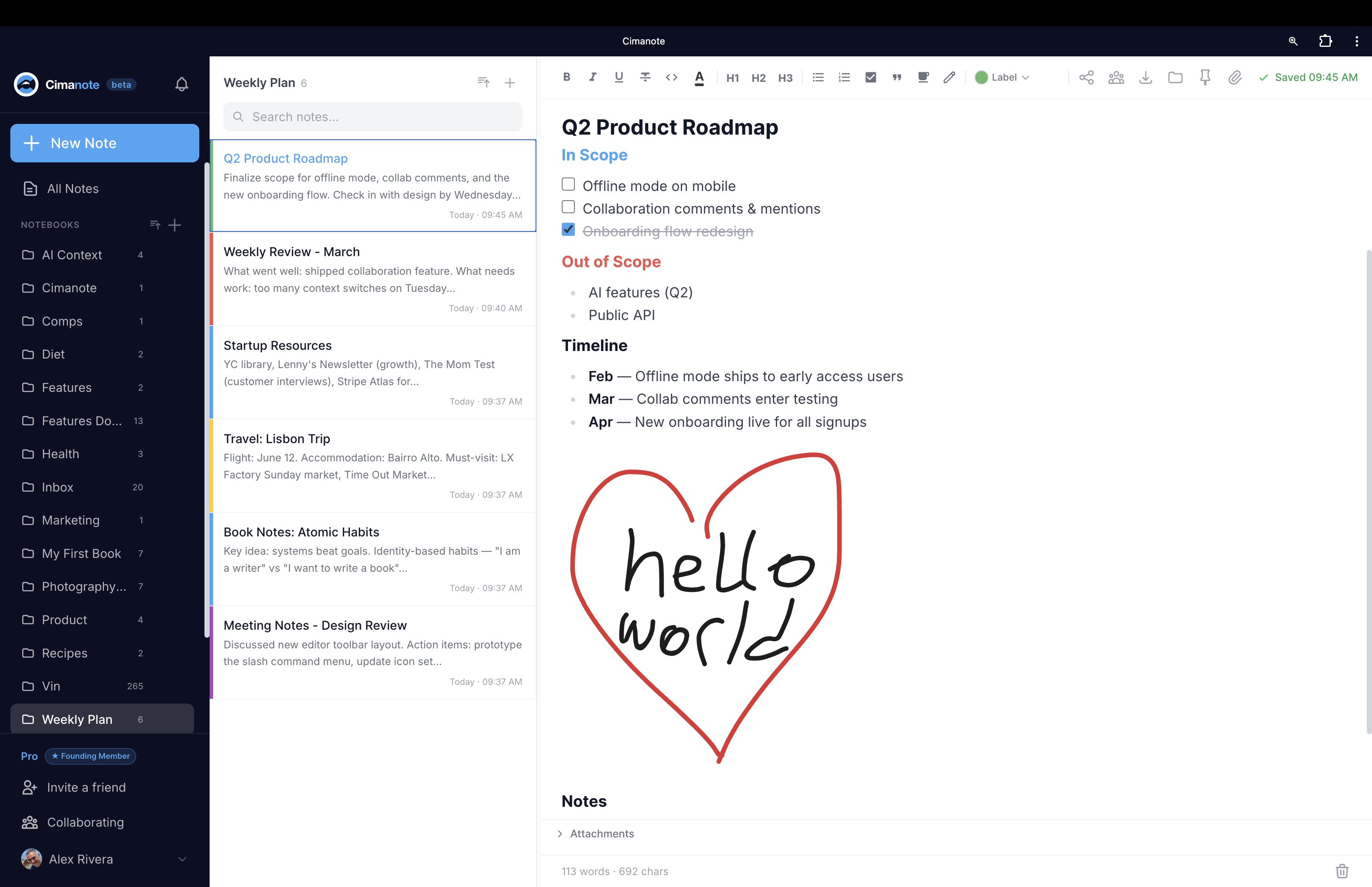 Cimanote gallery image
