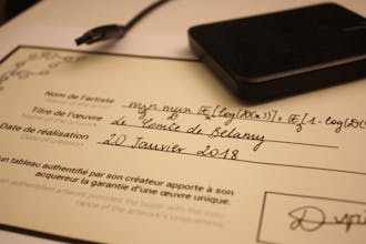 An Artwork created by an AI - Le Comte de Belamy gallery image