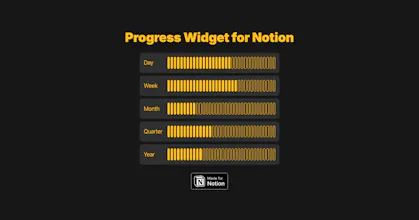 Free Notion Widgets gallery image