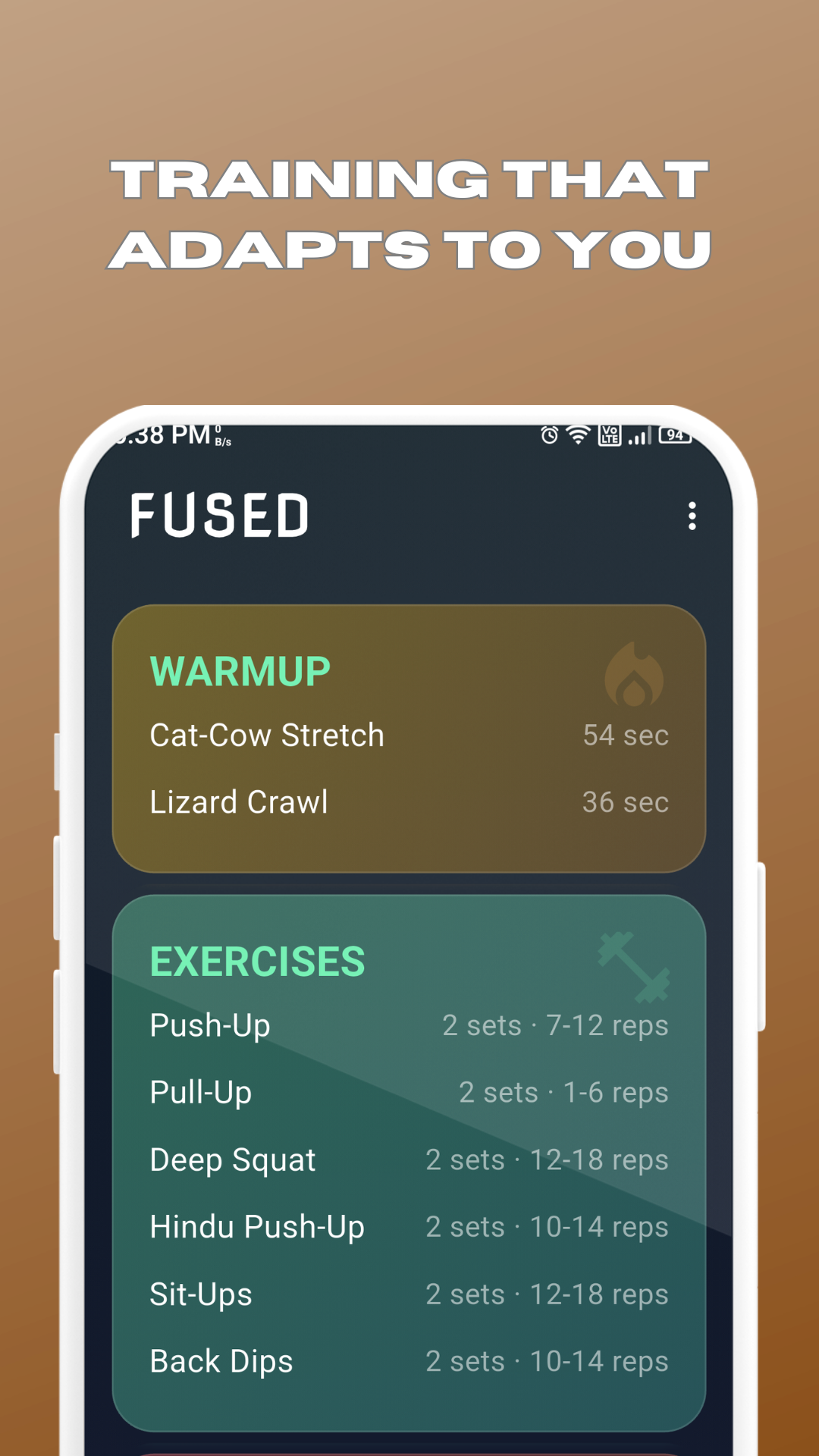 Fused - Screenshot 2 showing product features and functionality